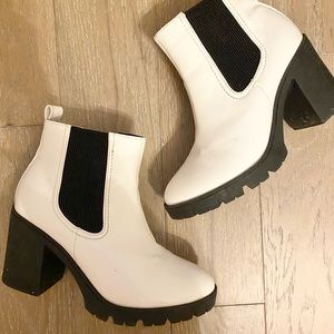 Topshop White Boots